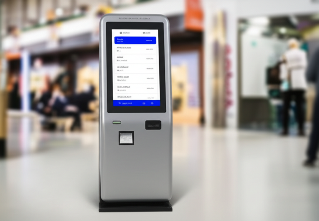 Totem com impressão de senha para filas: onde vale a pena usar